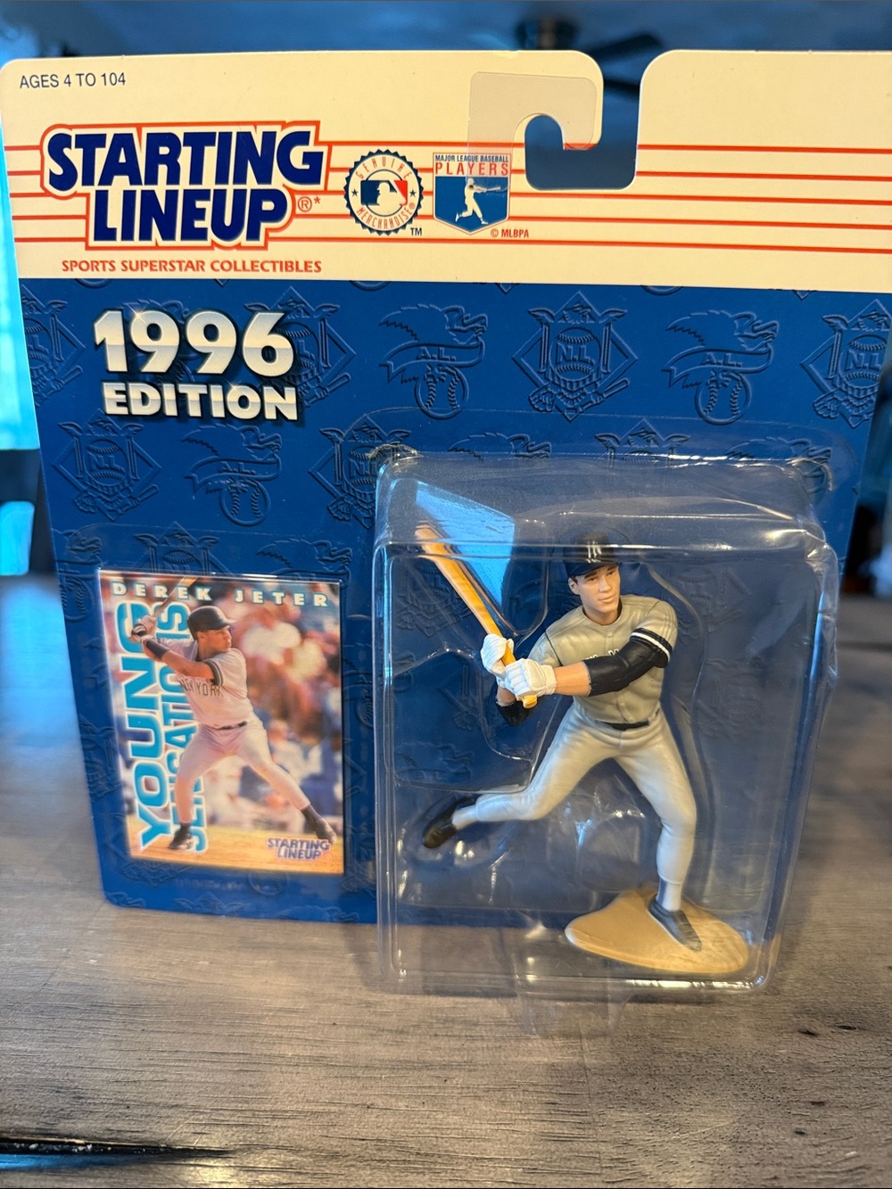 Starting Lineup 1996 Edition Derek Jeter Figurine - Gray Uniform